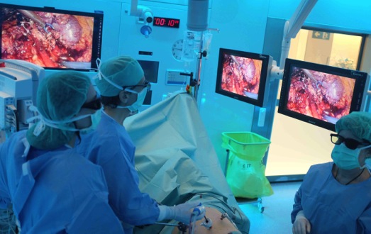 laparoscopia riñon coruña